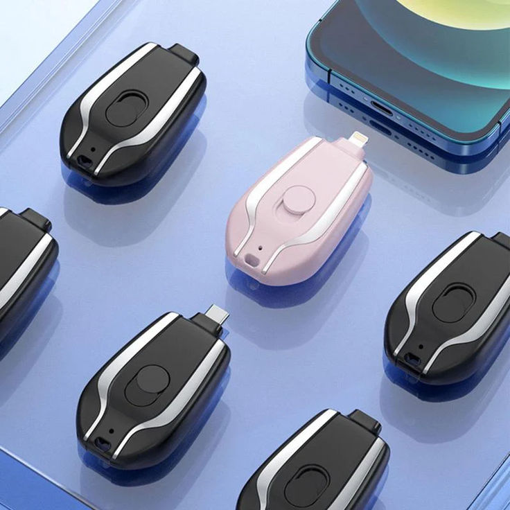 Mini Portable Keychain Power Bank