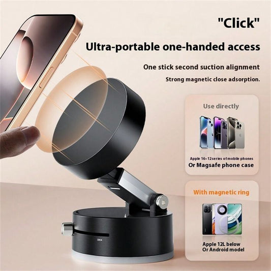 Magnetic Suction Cup Phone Holder For Car And Gym